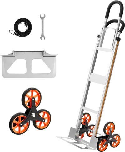 Vevor Stair Climbing Cart Aluminum Alloy Folding Trolley Cart New