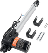 VEVOR Linear Actuator 12V, 10 Inch Heavy Duty 1320lbs/6000N Linear Actuator, 0.19"/s Linear Motion Actuator with Mounting Bracket & IP44 Protection for Electric Door Industrial Machinery Vessels Cargo