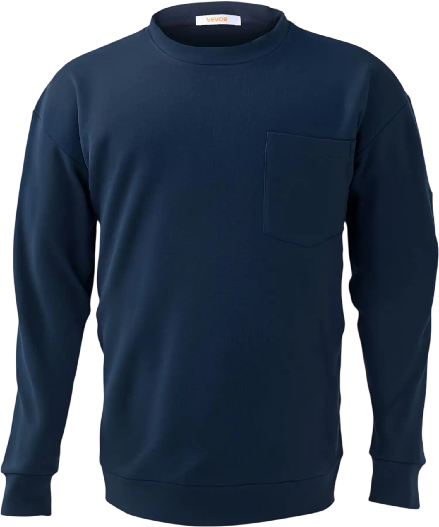 Vevor FR Shirt Flame-Resistant Long Sleeve Work Shirt Navy Blue L New