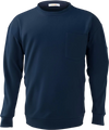 VEVOR FR Shirts, Flame Resistant Long Sleeve Clothing Lightweight 7 oz Breathable Cotton, Men's Fire Retardant Work Shirt with Pre-shrink Treatment & Pocket, for Welders,Electricians,Navy Blue L