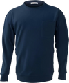 VEVOR FR Shirts, Flame Resistant Long Sleeve Clothing Lightweight 7 oz Breathable Cotton, Men's Fire Retardant Work Shirt with Pre-shrink Treatment & Pocket, for Welders,Electricians,Navy Blue XL