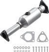 VEVOR Catalytic Converter, Compatible with Honda Accord 2.4L 2003 2004 2005 2006 2007, 2.4L L4 Engine, Rear, Replacement OE 16299, Stainless Steel Material, for Quick Exhaust Gas Purification