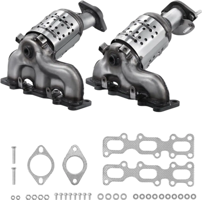 VEVOR Catalytic Converter, 2 Pack, Compatible with Ford Police Interceptor Sedan Explorer FLEX Police Interceptor Utility Taurus/Lincoln MKS MKT MKZ, 3.5L V6, Front, Left, Right, Replacement OE 30585