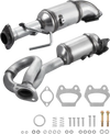 VEVOR Catalytic Converter, 2 Pack, Compatible with 2012-2017 Jeep Wrangler 3.6L V6, Front, Replacement OE 641511, Stainless Steel Material High Flow Catalytic Converter, for Exhaust Gas Purification