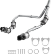 VEVOR Catalytic Converter, 2 Pack, Compatible with 2007-2009 Jeep Wrangler 3.8L V6, Front, Right, Replacement OE 50482, Stainless Steel Material High Flow Converter, for Exhaust Gas Purification