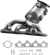 VEVOR Catalytic Converter, Compatible with Kia Soul Rio/Hyundai Veloster Accent, 1.6L L4, Front, Replacement OE 674-891, 16680, Stainless Steel High Flow Converter, for Exhaust Gas Purification
