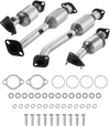 VEVOR Catalytic Converter, Compatible with Nissan Frontier NV1500 NV2500 NV3500 Pathfinder Xterra/Suzuki Equator, 4.0L V6, Front, Left, Rear, Right, Replacement OE 16399, for Exhaust Gas Purification