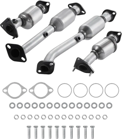 VEVOR Catalytic Converter, Compatible with Nissan Frontier NV1500 NV2500 NV3500 Pathfinder Xterra/Suzuki Equator, 4.0L V6, Front, Left, Rear, Right, Replacement OE 16399, for Exhaust Gas Purification