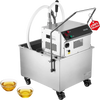 VEVOR Commercial Mobile Fryer Filter Machine 38L /10Gal Filter Truck Cart, 370W Deep Frying Oil Filtration System, Stainless Steel, 12 L/min Filtering Speed, for Restaurant, Kitchen, Burger Shop