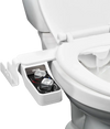 VEVOR Bidet Attachment for Toilet, Hot & Cold Non-Electric Water Sprayer - Dual Retractable Nozzles, Adjustable Water Pressure, 0.3’’ Ultra Thin Bidet Toilet Seat Attachment for Rear and Feminine Wash