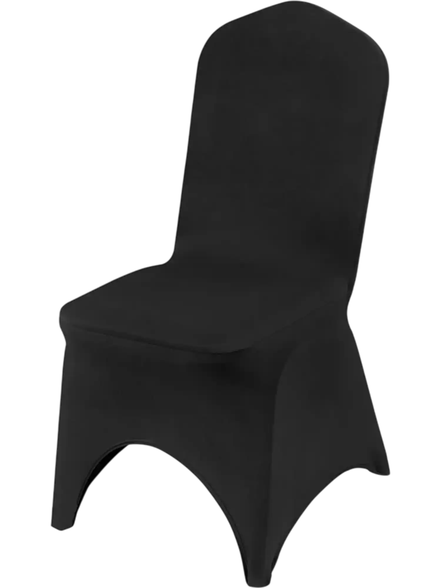 Vevor Chair Covers Stretch Spandex Folding Chair Covers 50-Piece Black Set New