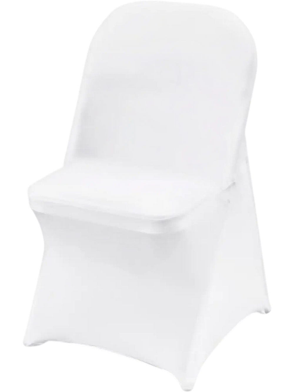 VEVOR Stretch Spandex Folding Chair Covers, Universal Fitted Chair Cover, Removable Washable Protective Slipcovers, for Wedding, Holiday, Banquet, Party, Celebration, Dining (30PCS White)
