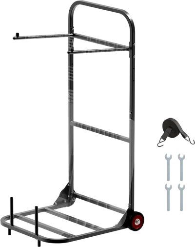 Vevor Folding Chair Rack On Wheels Heavy-Duty Storage Cart New