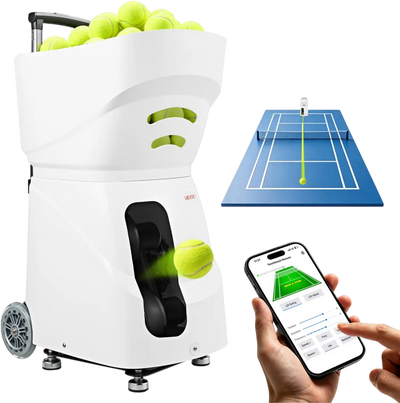 Vevor Tennis Ball Machine App-Controlled Auto Ball Launcher New
