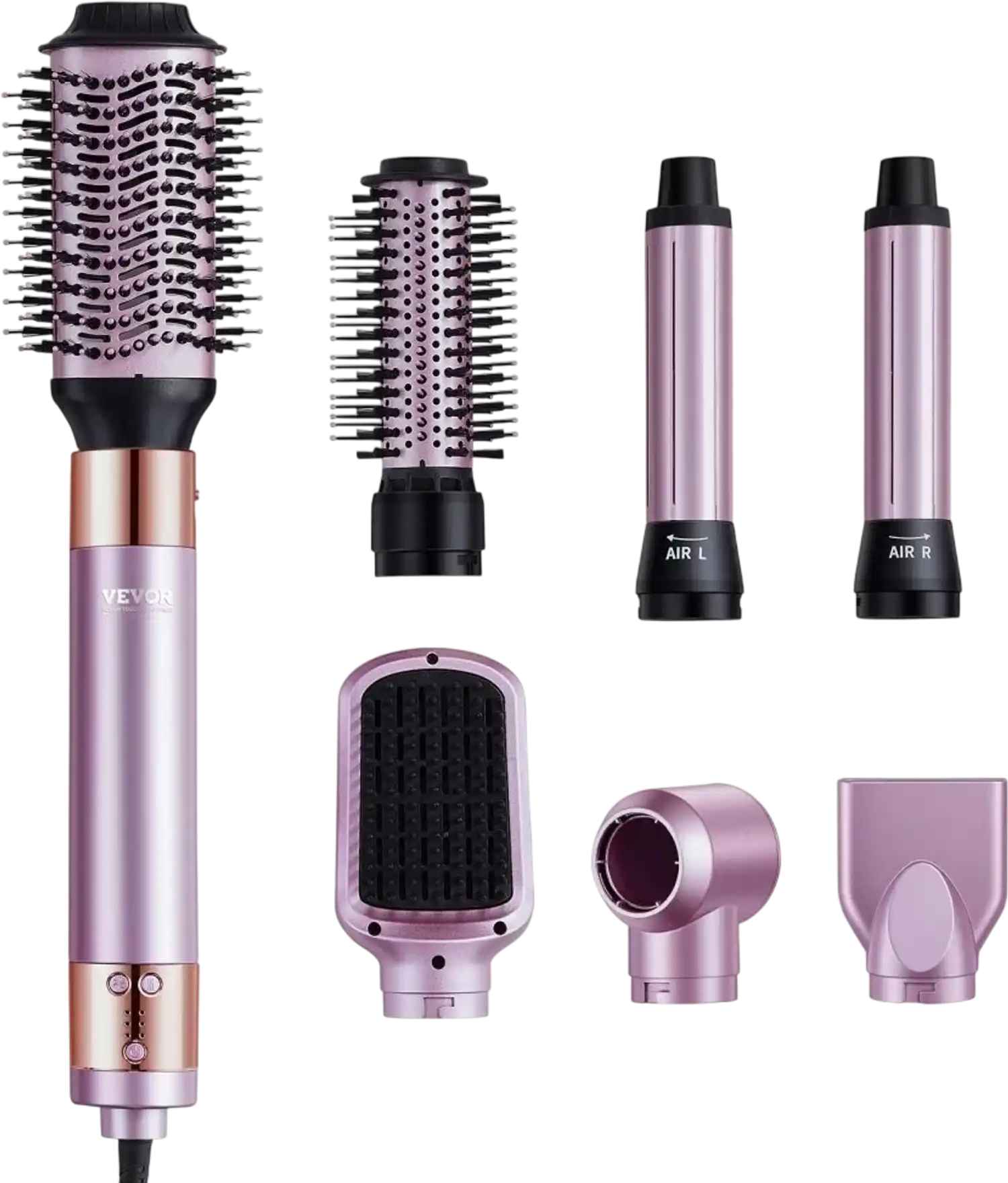 Vevor Hair Styler 6-in-1 Multi Air Styler Ionic Blow Dryer Brush New