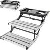 VEVOR RV Steps, 2-Step, 440 lbs Load Capacity, Electric Retractable RV Stairs, Telescopic Folding Aluminum Alloy Camper Steps, Steel Frame Non-Slip Entry Stair for Camper Van Motorhome Travel Trailer