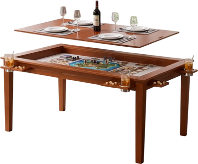 Vevor Board Game Table 2-in-1 Gaming and Dining Table 63