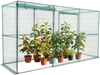 VEVOR Crop Cage, 11.6 x 3.9 x 6.3 ft Plant Protection Tent with Zippered Door, Wind-Resistant Tall Crop Cage, Easy to Install, Outdoor Raised Bed Cover, Tomato Plant Netting for Garden Patio Lawn