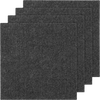 VEVOR Carpet Tiles Peel and Stick, 12” x 12” Squares Self Adhesive Carpet Floor Tile, Soft Padded Carpet Tiles, Easy Install DIY for Bedroom Living Room Indoor Outdoor (12 Tiles, Dark Gray)