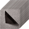 VEVOR Carpet Tiles 18x18 inch, 10 Pack Carpet Square Rug Detachable & Damage-free, Self Adhesive Home Floor Soft Plush Padded for 22.5sq.ft Coverage, Easy DIY for Living Room & Bedroom, Dark Brown
