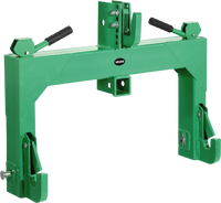 VEVOR 3-Point Quick Hitch with 2 in Receiver, 3000 Lbs Lift Capacity, 3-Pt Hitch with 5 Level Adjustable Bolt, Adaptation to Category 1 & 2 Tractor, Heavy Duty 3 Point Attachments, Green