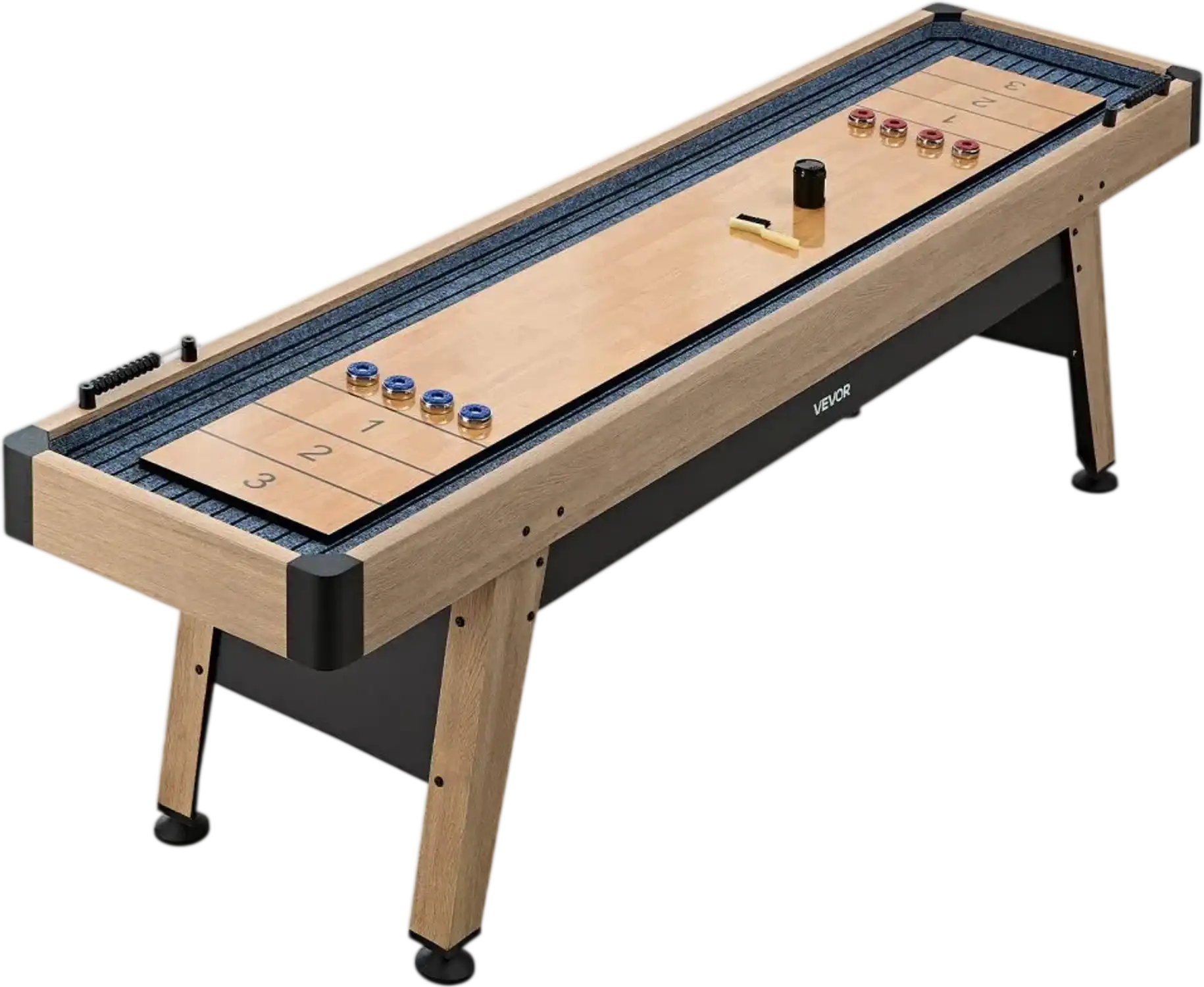 Vevor Shuffleboard Table 9' Scratch-Resistant Game Room Set New