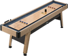 VEVOR 9 ft Shuffleboard Table, Scratch-Resistant Playfield for Smooth, Fast Puck Action, Pedestal Legs with Levelers for Optimum Stability, Shuffle Board w/ 8 Pucks, Wax, Brush, for Family Game Room