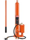 VEVOR Hydraulic Long Ram Jack, 8 Ton Engine Hoist Cylinder with Air Pump and Single Piston Pump, Hydraulic Ram Cylinder Clevis Base for Engine Lift Hoists, Garage/Shop Cranes, Mechanical, Farm