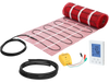 VEVOR 80 sqft Self-Adhesive Mesh Floor Heating Mat System, 120V Electric Radiant Heated Floor System, with Smart Control Thermostat & Alarm, Easy Installation for Tile, Stone, Vinyl