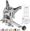 VEVOR Pressure Washer Pump, 7/8" Shaft Vertical, 3100 PSI, 2.5GPM, Replacement Power Washer Pumps Kit with 5 Nozzles, Compatible with Briggs & Stratton, Generac, Devilbiss, Troy Bilt, Honda, Craftsman
