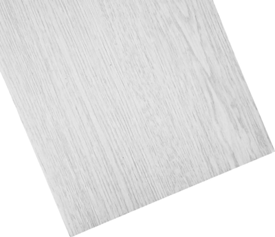 Vevor Vinyl Floor Tiles Self-Adhesive Peel & Stick Light Gray Wood Grain 36