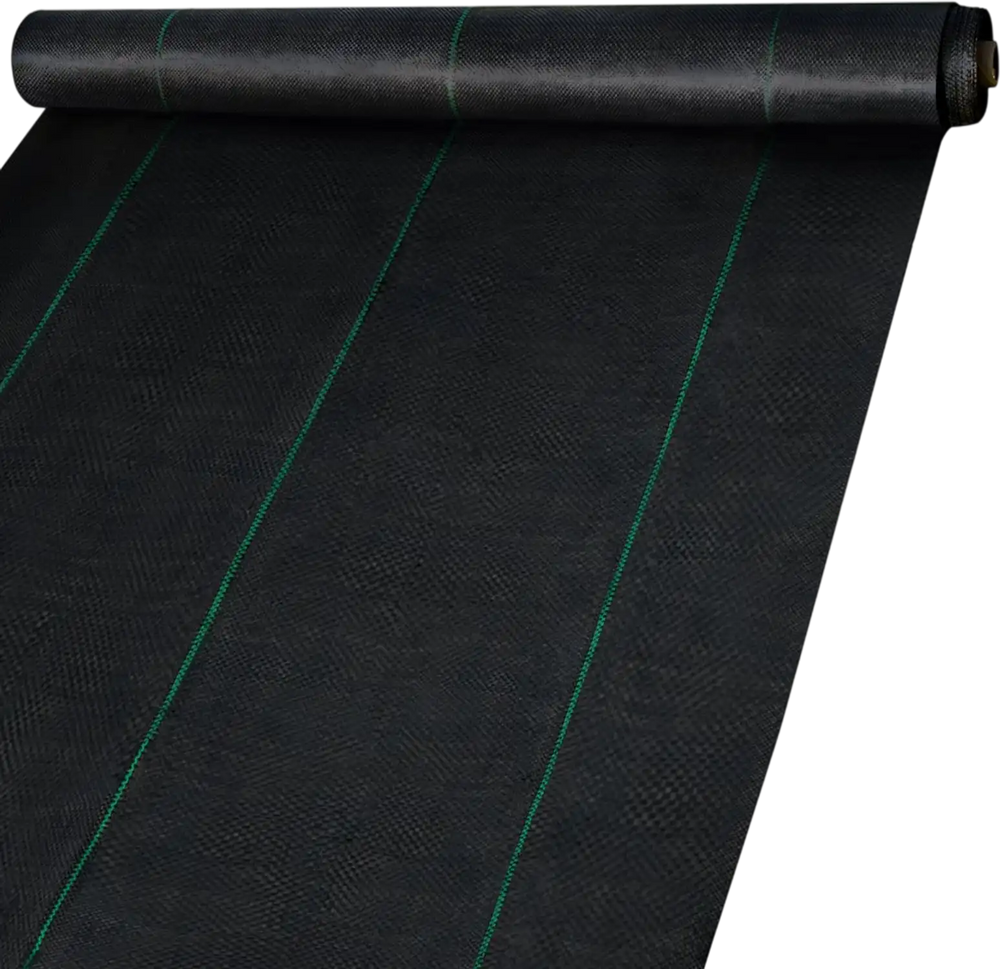 VEVOR Weed Control Fabric 6ft x 300ft - Geo Textile Fabric Heavy Duty - Woven Ground Cover for Commercial Greenhouse, Yard, Garden Barrier Cloth Blocker Mat