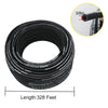 Vevor Hydraulic Hose 328 ft. 3/8" Rubber with High-Tensile Steel Wire Braid 5000 PSI Max New