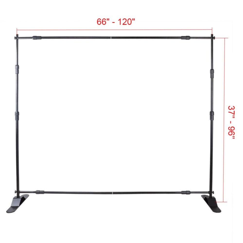 Vevor Backdrop Banner Stand Adjustable Telescopic Height and Width New