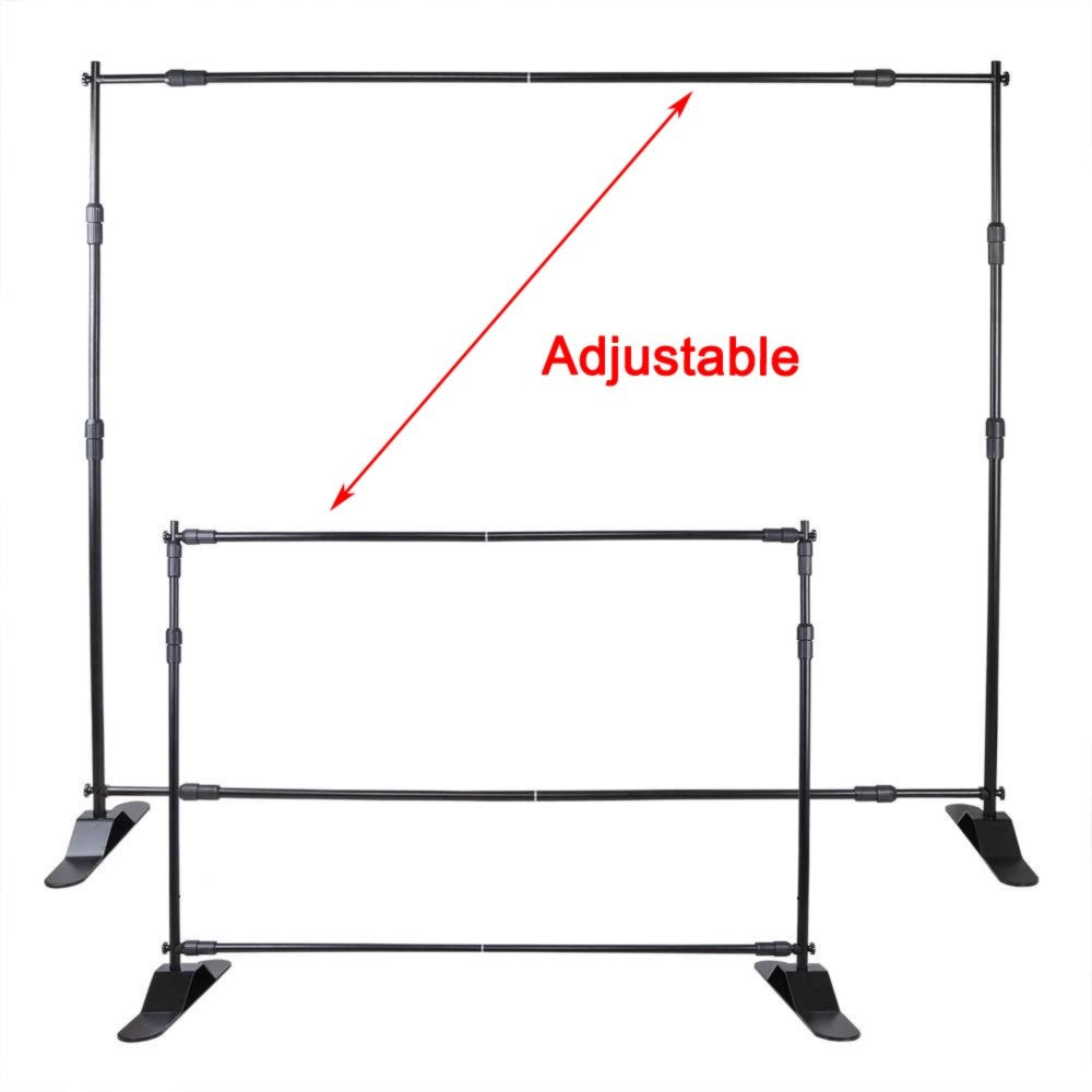 Vevor Backdrop Banner Stand Adjustable Telescopic Height and Width New