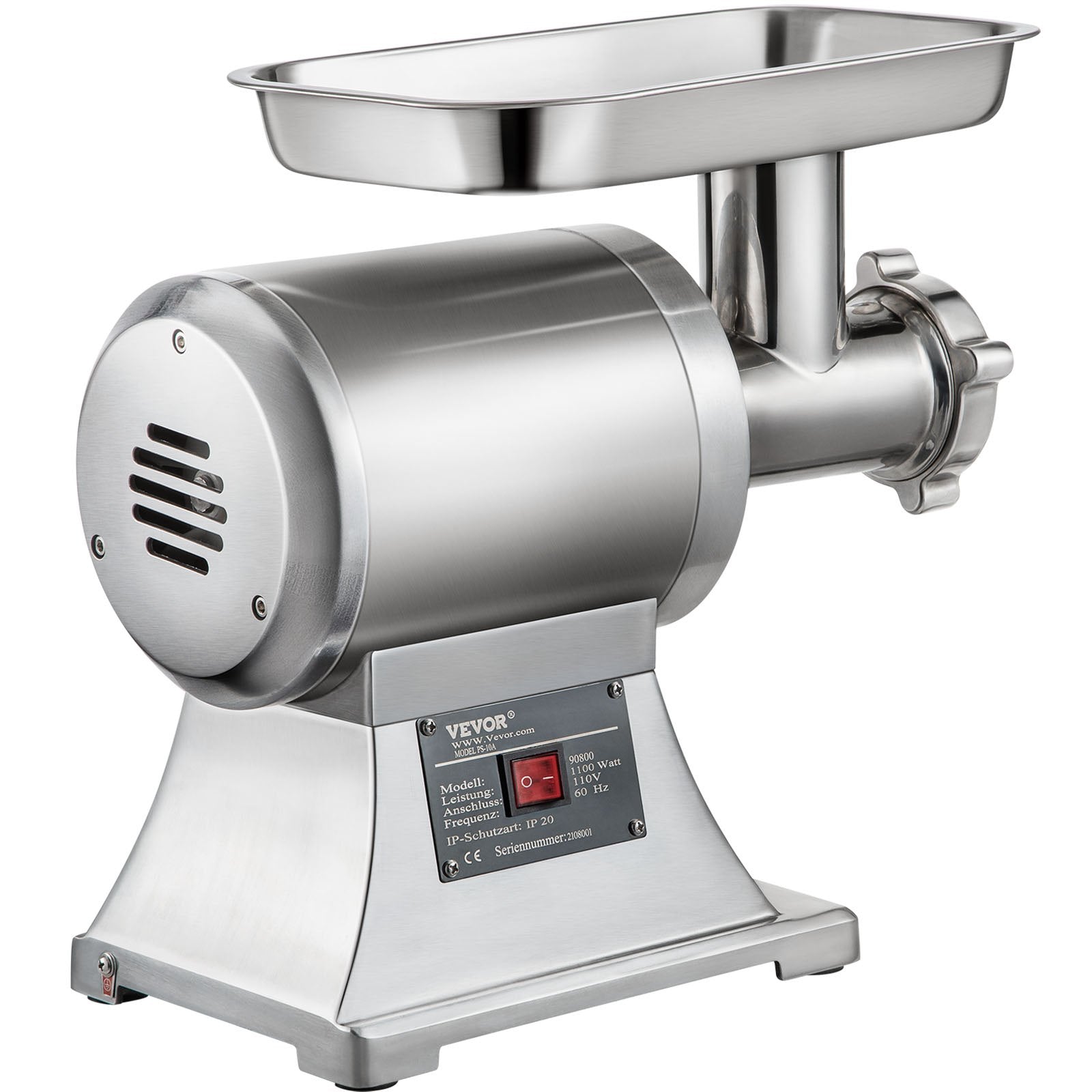 Vevor Commercial Meat Grinder Stainless Steel 330 Lbs per