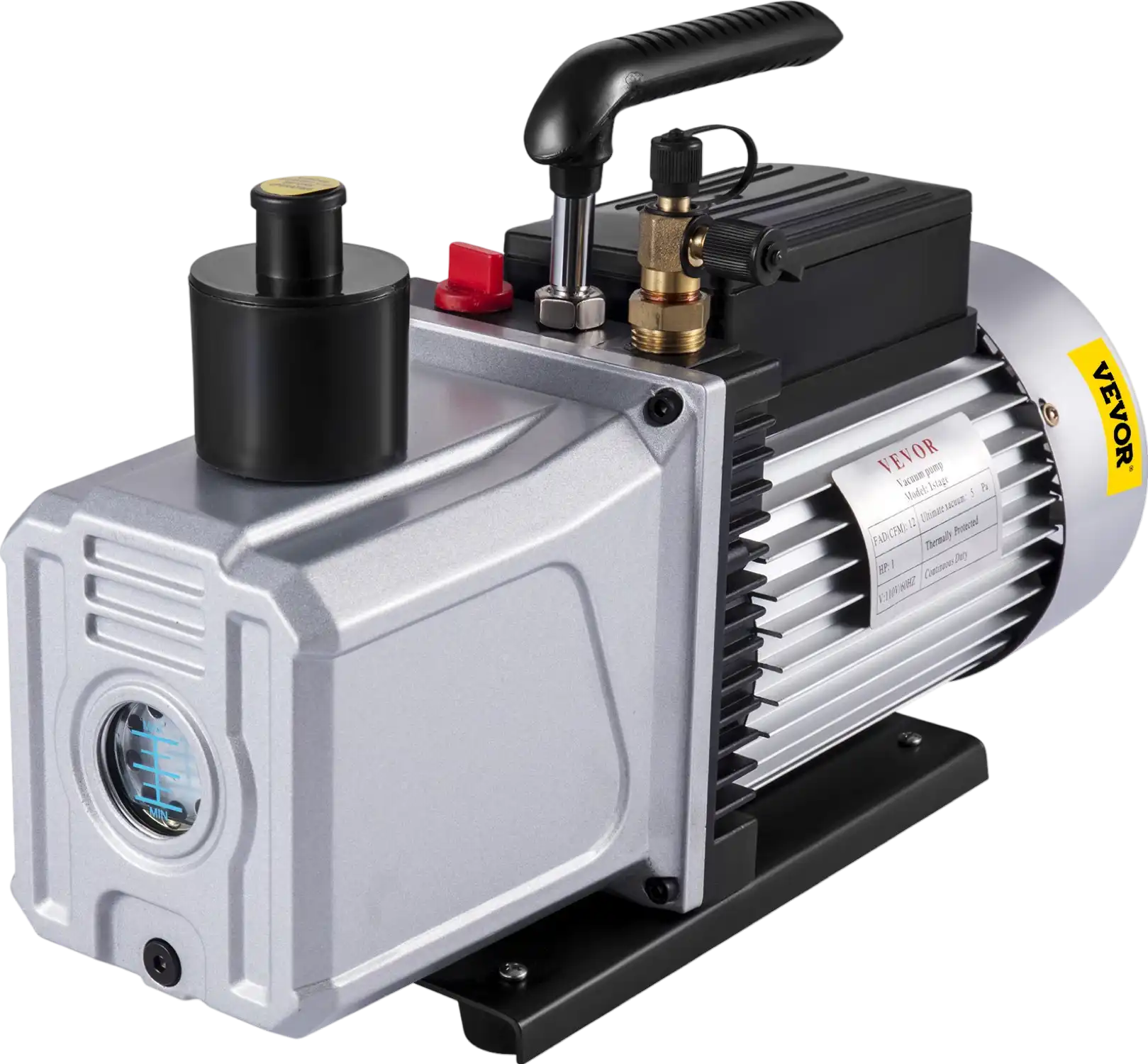 Vevor Vacuum Pump Single Stage 12CFM 1HP 110V 5PA New