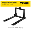 Vevor 3 Point Hitch Pallet Fork 2000 Lbs Load Capacity for Category 1 Tractors New