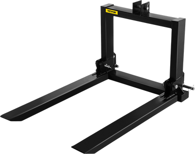 Vevor 3 Point Hitch Pallet Fork 2000 Lbs Load Capacity for Category 1 Tractors New