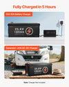Vevor LiFePO4 Lithium Battery 24V 100Ah Built-in 50A BMS 2560Wh Bluetooth New