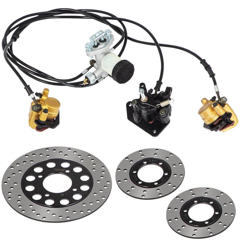 Complete Go-Kart Brake Master Cylinder Kit KD150BRKIT Go Kart