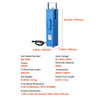 VEVOR Portable Welding Rod Oven, 10LBS Capacity Electrodes Drying Oven 230W 120V, 300℉ Fast Heating Welding Rods Dryer for 18-inch Stick Electrodes - with Easy-to-Carry Handle & Safety Locking Latch