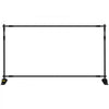 VEVOR 10 x 8 Ft Backdrop Banner Stand Adjustable Height and Width Newest Step and Repeat for Trade Show Wall Exhibitor Photo Booth Background