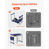 VEVOR Garden Kneeler and Seat, 11 in Wide Thick Kneeling Pad, Heavy Duty Garden Kneeling Stool, Folding Garden Seat with 1 Tool Bag, Relieve Knee & Back Pain, Non-Slip Garden Bench for Grandparents