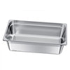 VEVOR 1 Pack Stainless Steam Hotel Pan, Full Size Table Steam Pan, 6 Inch Deep Anti Jam Restaurant Supplies Reusable Rustproof Catering Storage for Home, Party, Restaurant, Hotel, Buffet