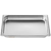 VEVOR 6 Pack Hotel Pans, Full Size Anti-Jam Steam Pan, 0.8mm Thick Stainless Steel Restaurant Steam Table Pan, 2.5-Inch Deep Commercial Table Pan, Catering Storage Food Pan, for Industrial & Scientifi