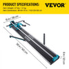 VEVOR Manual Tile Cutter 48"/1200mm Cutting Machine w/ Laser Guide for Ceramic