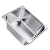 VEVOR 2 Pack Stainless Steam Hotel Pans, 1/2 Size Table Steam Pans With Lids, 6 Inch Deep, Anti Jam Restaurant Supplies Reusable Catering Storage for Home, Party, Restaurant, Hotel, Buffet