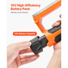 VEVOR Lithium-Ion Battery, 12V 2Ah, Portable Lithium Battery Pack Replacement, with Universal Adapter, Easy to Carry, Compatible with Makita Interfaces, VEVOR Cordless Electric Hand Planer, 1-Pack