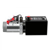 VEVOR 6 Quart Hydraulic Pump, Single Acting Dump Trailer Pump, 3200PSI Max Relief Pressure, 0.91 GPM Flow Rate, DC12V 1.6KW Hydraulic Power Unit for Dump Trailer Car Lifting (Horizontal Installation)